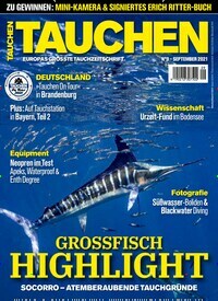Titelbild der Ausgabe 90/2021 von TAUCHEN. Diese Zeitschrift und viele weitere Sportmagazine als Abo oder epaper bei United Kiosk online kaufen.
