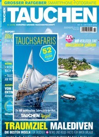 Titelbild der Ausgabe 100/2018 von TAUCHEN. Diese Zeitschrift und viele weitere Sportmagazine als Abo oder epaper bei United Kiosk online kaufen.