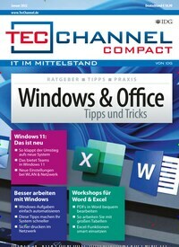 Titelbild der Ausgabe 1/2022 von TecChannel Compact. Diese Zeitschrift und viele weitere Computerzeitschriften, Tabletmagazine und Smartphonemagazine als Abo oder epaper bei United Kiosk online kaufen.