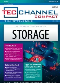 Titelbild der Ausgabe 3/2022 von TecChannel Compact. Diese Zeitschrift und viele weitere Computerzeitschriften, Tabletmagazine und Smartphonemagazine als Abo oder epaper bei United Kiosk online kaufen.