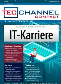Titelbild der Ausgabe 7/2022 von TecChannel Compact. Diese Zeitschrift und viele weitere Computerzeitschriften, Tabletmagazine und Smartphonemagazine als Abo oder epaper bei United Kiosk online kaufen.