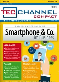 Titelbild der Ausgabe 8/2019 von TecChannel Compact. Diese Zeitschrift und viele weitere Computerzeitschriften, Tabletmagazine und Smartphonemagazine als Abo oder epaper bei United Kiosk online kaufen.