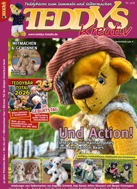 Titelbild der Ausgabe 3/2026 von Teddys kreativ. Diese Zeitschrift und viele weitere Reisemagazine, Freizeitmagazine und Wissensmagazine als Abo oder epaper bei United Kiosk online kaufen.