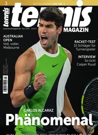 Titelbild der Ausgabe 3/2026 von tennisMAGAZIN. Diese Zeitschrift und viele weitere Sportmagazine als Abo oder epaper bei United Kiosk online kaufen.