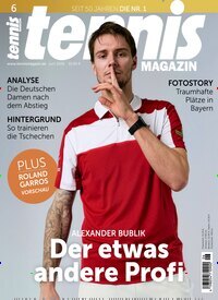 Titelbild der Ausgabe 6/2026 von tennisMAGAZIN. Diese Zeitschrift und viele weitere Sportmagazine als Abo oder epaper bei United Kiosk online kaufen.