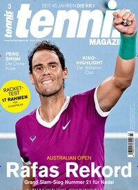 Titelbild der Ausgabe 30/2022 von tennisMAGAZIN. Diese Zeitschrift und viele weitere Sportmagazine als Abo oder epaper bei United Kiosk online kaufen.