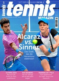 Titelbild der Ausgabe 50/2024 von tennisMAGAZIN. Diese Zeitschrift und viele weitere Sportmagazine als Abo oder epaper bei United Kiosk online kaufen.