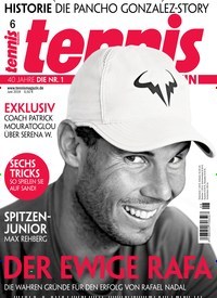 Titelbild der Ausgabe 60/2018 von tennisMAGAZIN. Diese Zeitschrift und viele weitere Sportmagazine als Abo oder epaper bei United Kiosk online kaufen.