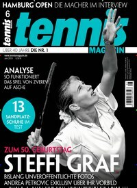 Titelbild der Ausgabe 60/2019 von tennisMAGAZIN. Diese Zeitschrift und viele weitere Sportmagazine als Abo oder epaper bei United Kiosk online kaufen.