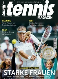 Titelbild der Ausgabe 60/2023 von tennisMAGAZIN. Diese Zeitschrift und viele weitere Sportmagazine als Abo oder epaper bei United Kiosk online kaufen.