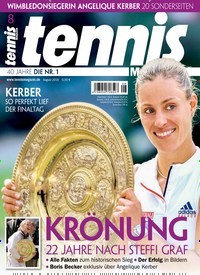 Titelbild der Ausgabe 80/2018 von tennisMAGAZIN. Diese Zeitschrift und viele weitere Sportmagazine als Abo oder epaper bei United Kiosk online kaufen.