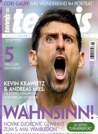 Titelbild der Ausgabe 80/2019 von tennisMAGAZIN. Diese Zeitschrift und viele weitere Sportmagazine als Abo oder epaper bei United Kiosk online kaufen.