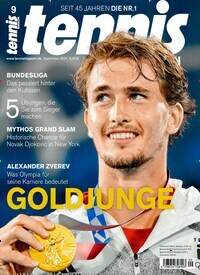 Titelbild der Ausgabe 90/2021 von tennisMAGAZIN. Diese Zeitschrift und viele weitere Sportmagazine als Abo oder epaper bei United Kiosk online kaufen.