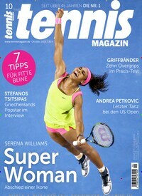 Titelbild der Ausgabe 100/2022 von tennisMAGAZIN. Diese Zeitschrift und viele weitere Sportmagazine als Abo oder epaper bei United Kiosk online kaufen.