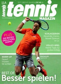 Titelbild der Ausgabe 101/2023 von tennisMAGAZIN. Diese Zeitschrift und viele weitere Sportmagazine als Abo oder epaper bei United Kiosk online kaufen.