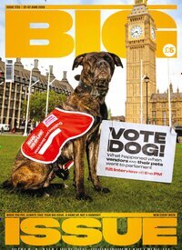 Titelbild der Ausgabe 22/2026 von The Big Issue. Diese Zeitschrift und viele weitere Wirtschaftsmagazine und Politikmagazine als Abo oder epaper bei United Kiosk online kaufen.