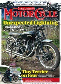 Titelbild der Ausgabe 4/2024 von The classic Motorcycle. Diese Zeitschrift und viele weitere Automagazine und Motorradzeitschriften als Abo oder epaper bei United Kiosk online kaufen.