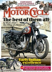 Titelbild der Ausgabe 12/2023 von The classic Motorcycle. Diese Zeitschrift und viele weitere Automagazine und Motorradzeitschriften als Abo oder epaper bei United Kiosk online kaufen.