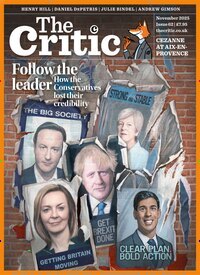 Titelbild der Ausgabe 11/2025 von The Critic. Diese Zeitschrift und viele weitere Reisemagazine, Freizeitmagazine und Wissensmagazine als Abo oder epaper bei United Kiosk online kaufen.