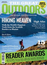 Titelbild der Ausgabe 1/2026 von The Great Outdoors. Diese Zeitschrift und viele weitere Reisemagazine, Freizeitmagazine und Wissensmagazine als Abo oder epaper bei United Kiosk online kaufen.