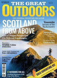 Titelbild der Ausgabe 9/2025 von The Great Outdoors. Diese Zeitschrift und viele weitere Reisemagazine, Freizeitmagazine und Wissensmagazine als Abo oder epaper bei United Kiosk online kaufen.