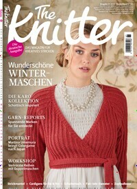 Titelbild der Ausgabe 61/2022 von The Knitter. Diese Zeitschrift und viele weitere Modemagazine und DIY-Magazine als Abo oder epaper bei United Kiosk online kaufen.