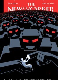 Titelbild der Ausgabe 13/2026 von The New Yorker. Diese Zeitschrift und viele weitere Lifestylemagazine und Peoplemagazine als Abo oder epaper bei United Kiosk online kaufen.