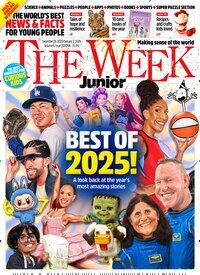 Titelbild der Ausgabe 48/2025 von The Week Junior USA. Diese Zeitschrift und viele weitere Jugendzeitschriften und Kinderzeitschriften als Abo oder epaper bei United Kiosk online kaufen.