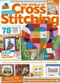 Titelbild der Ausgabe 7/2024 von The World of Cross Stitching. Diese Zeitschrift und viele weitere Modemagazine und DIY-Magazine als Abo oder epaper bei United Kiosk online kaufen.