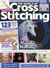 Titelbild der Ausgabe 14/2023 von The World of Cross Stitching. Diese Zeitschrift und viele weitere Modemagazine und DIY-Magazine als Abo oder epaper bei United Kiosk online kaufen.