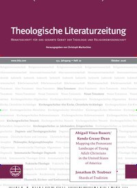 Titelbild der Ausgabe 10/2026 von Theologische Literaturzeitung. Diese Zeitschrift und viele weitere Kunstmagazine und Kulturmagazine als Abo oder epaper bei United Kiosk online kaufen.