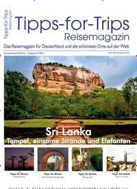 Titelbild der Ausgabe 4/2024 von Tipps-for-Trips. Diese Zeitschrift und viele weitere Reisemagazine, Freizeitmagazine und Wissensmagazine als Abo oder epaper bei United Kiosk online kaufen.