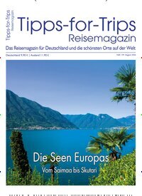 Titelbild der Ausgabe 8/2026 von Tipps-for-Trips. Diese Zeitschrift und viele weitere Reisemagazine, Freizeitmagazine und Wissensmagazine als Abo oder epaper bei United Kiosk online kaufen.
