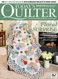 Titelbild der Ausgabe 102/2023 von Todays Quilter. Diese Zeitschrift und viele weitere Modemagazine und DIY-Magazine als Abo oder epaper bei United Kiosk online kaufen.