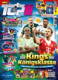 Titelbild der Ausgabe 1/2026 von TOP 11. Diese Zeitschrift und viele weitere Jugendzeitschriften und Kinderzeitschriften als Abo oder epaper bei United Kiosk online kaufen.