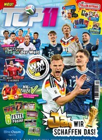 Titelbild der Ausgabe 4/2026 von TOP 11. Diese Zeitschrift und viele weitere Jugendzeitschriften und Kinderzeitschriften als Abo oder epaper bei United Kiosk online kaufen.