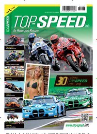 Titelbild der Ausgabe 7/2025 von Top Speed. Diese Zeitschrift und viele weitere Automagazine und Motorradzeitschriften als Abo oder epaper bei United Kiosk online kaufen.