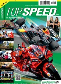 Titelbild der Ausgabe 12/2022 von Top Speed. Diese Zeitschrift und viele weitere Automagazine und Motorradzeitschriften als Abo oder epaper bei United Kiosk online kaufen.