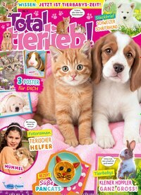 Titelbild der Ausgabe 3/2026 von Total tierlieb!. Diese Zeitschrift und viele weitere Jugendzeitschriften und Kinderzeitschriften als Abo oder epaper bei United Kiosk online kaufen.