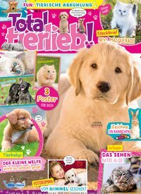 Titelbild der Ausgabe 6/2025 von Total tierlieb!. Diese Zeitschrift und viele weitere Jugendzeitschriften und Kinderzeitschriften als Abo oder epaper bei United Kiosk online kaufen.