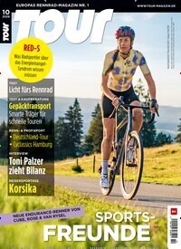 Titelbild der Ausgabe 10/2026 von Tour. Diese Zeitschrift und viele weitere Sportmagazine als Abo oder epaper bei United Kiosk online kaufen.