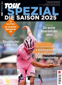Titelbild der Ausgabe 1/2026 von Tour Sonderheft. Diese Zeitschrift und viele weitere Sportmagazine als Abo oder epaper bei United Kiosk online kaufen.