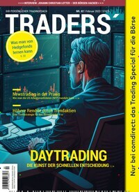 Titelbild der Ausgabe 2/2023 von Traders. Diese Zeitschrift und viele weitere Wirtschaftsmagazine und Politikmagazine als Abo oder epaper bei United Kiosk online kaufen.