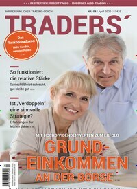 Titelbild der Ausgabe 4/2020 von Traders. Diese Zeitschrift und viele weitere Wirtschaftsmagazine und Politikmagazine als Abo oder epaper bei United Kiosk online kaufen.