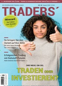 Titelbild der Ausgabe 8/2020 von Traders. Diese Zeitschrift und viele weitere Wirtschaftsmagazine und Politikmagazine als Abo oder epaper bei United Kiosk online kaufen.