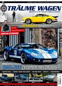 Titelbild der Ausgabe 1/2019 von Träume Wagen. Diese Zeitschrift und viele weitere Automagazine und Motorradzeitschriften als Abo oder epaper bei United Kiosk online kaufen.