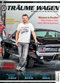 Titelbild der Ausgabe 6/2019 von Träume Wagen. Diese Zeitschrift und viele weitere Automagazine und Motorradzeitschriften als Abo oder epaper bei United Kiosk online kaufen.