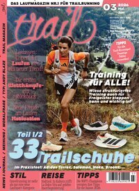 Titelbild der Ausgabe 3/2026 von trail Magazin. Diese Zeitschrift und viele weitere Sportmagazine als Abo oder epaper bei United Kiosk online kaufen.