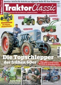 Titelbild der Ausgabe 2/2020 von Traktor Classic. Diese Zeitschrift und viele weitere Automagazine und Motorradzeitschriften als Abo oder epaper bei United Kiosk online kaufen.
