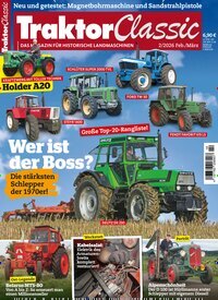 Titelbild der Ausgabe 2/2026 von Traktor Classic. Diese Zeitschrift und viele weitere Automagazine und Motorradzeitschriften als Abo oder epaper bei United Kiosk online kaufen.